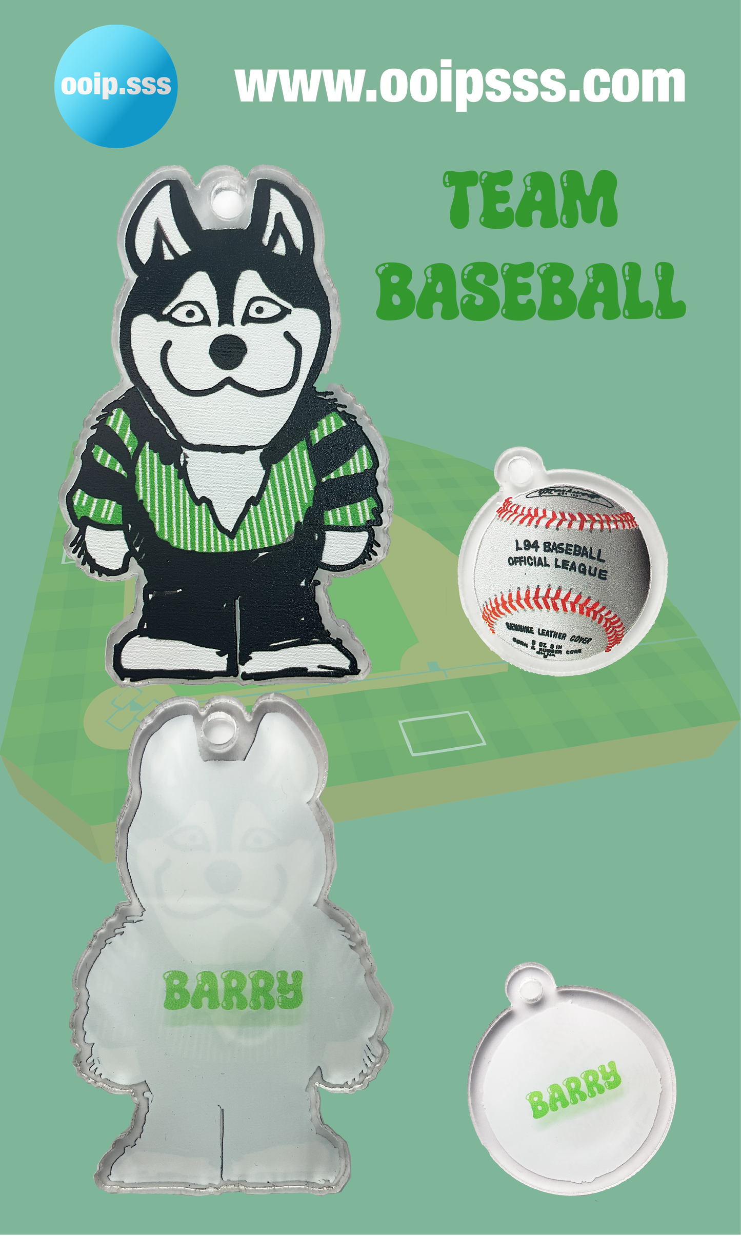 Hack Ball Game Tag (With Personalized Name)