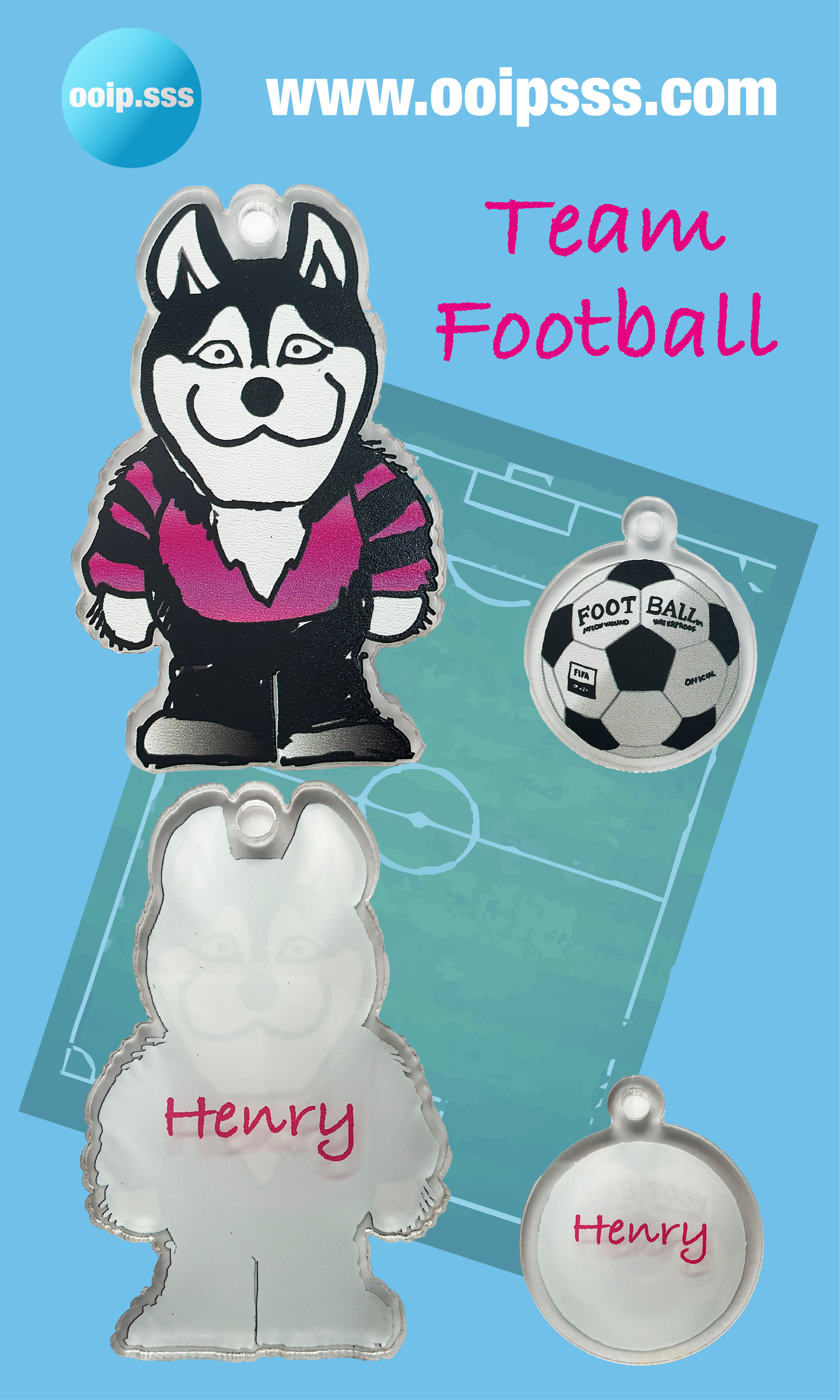 Hack Ball Game Tag (With Personalized Name)